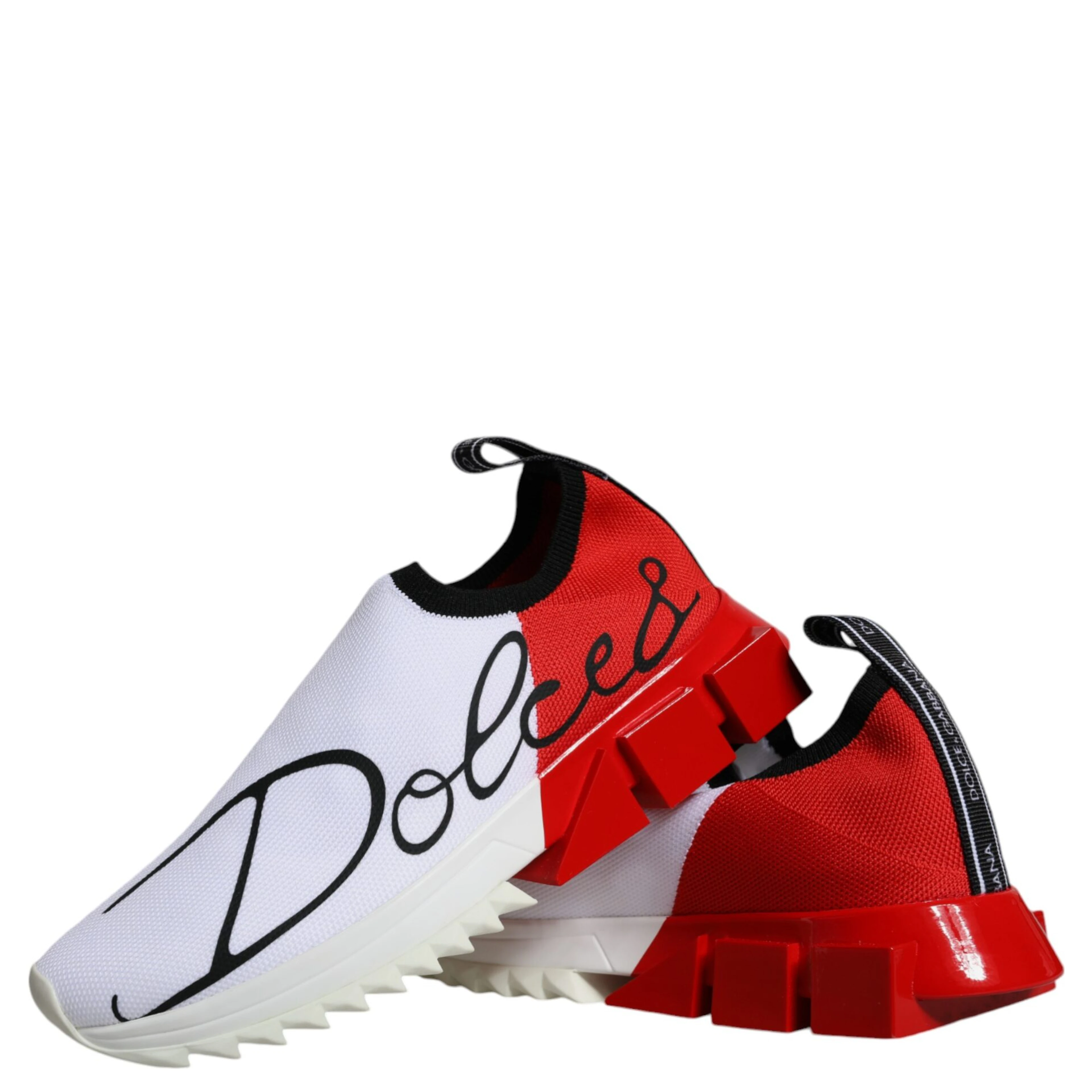 White Red Low Top Sorrento Men Sneakers Shoes