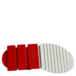 White Red Low Top Sorrento Men Sneakers Shoes