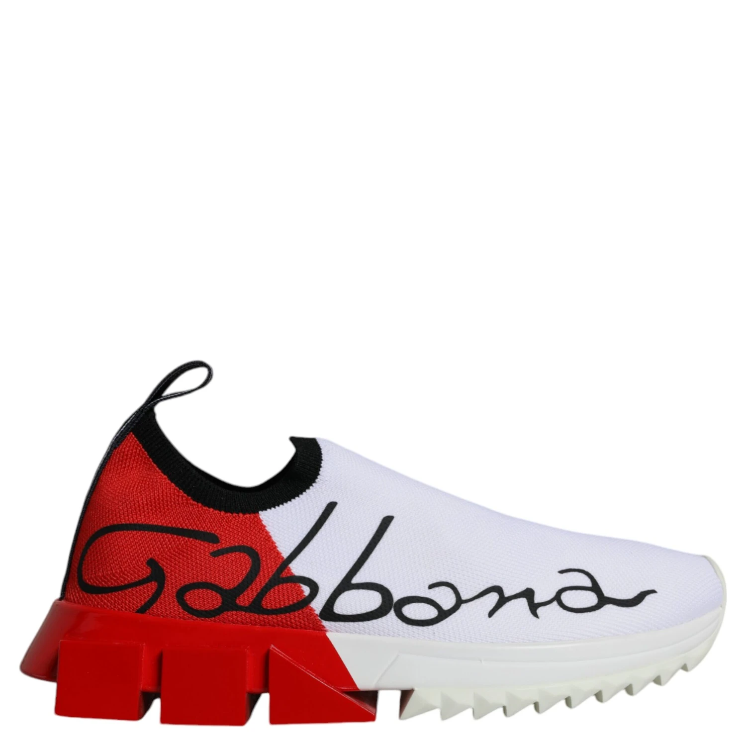White Red Low Top Sorrento Men Sneakers Shoes
