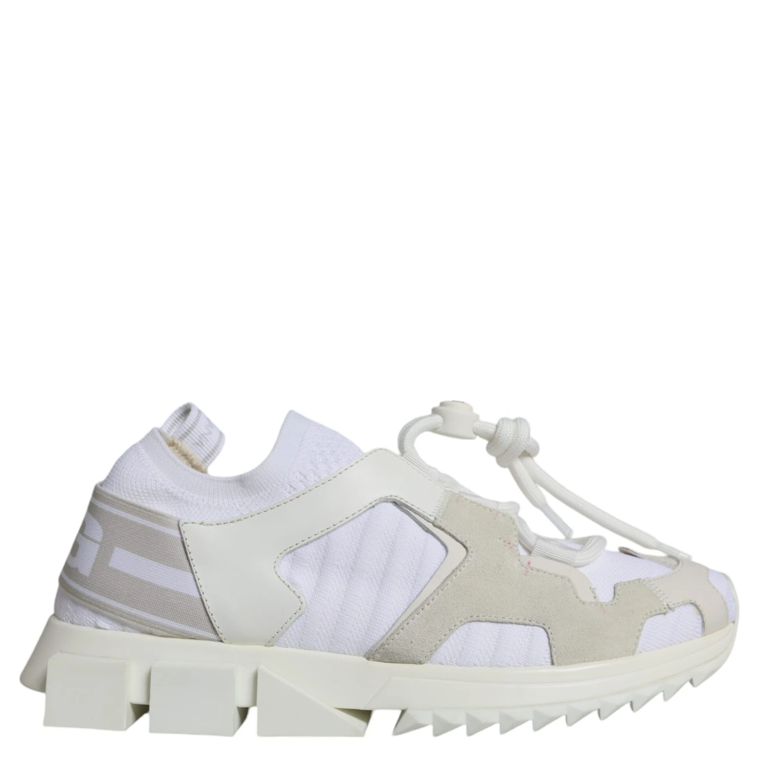 White Mesh Sorrento Trekking Sneakers Shoes