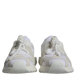 White Mesh Sorrento Trekking Sneakers Shoes