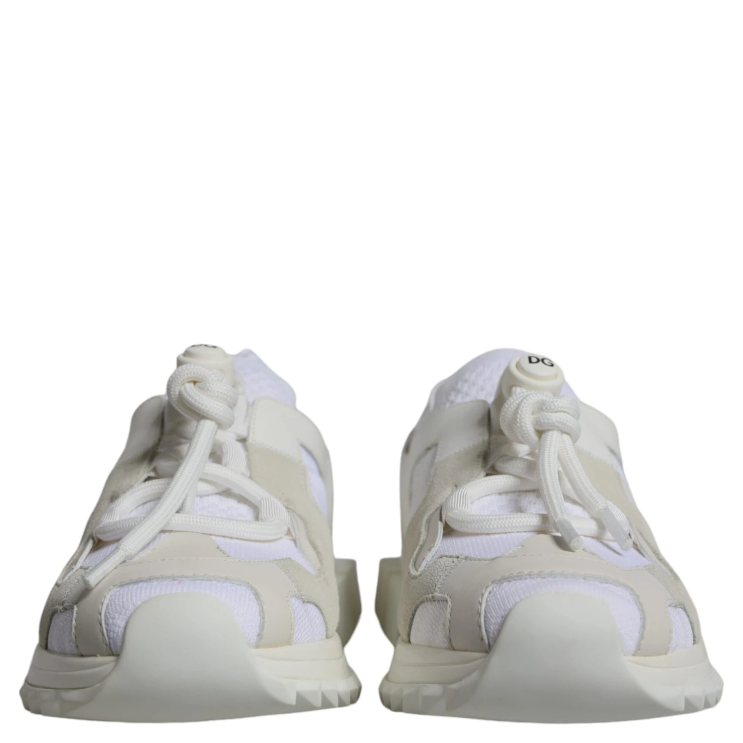 White Mesh Sorrento Trekking Sneakers Shoes