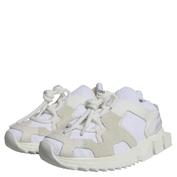 White Mesh Sorrento Trekking Sneakers Shoes