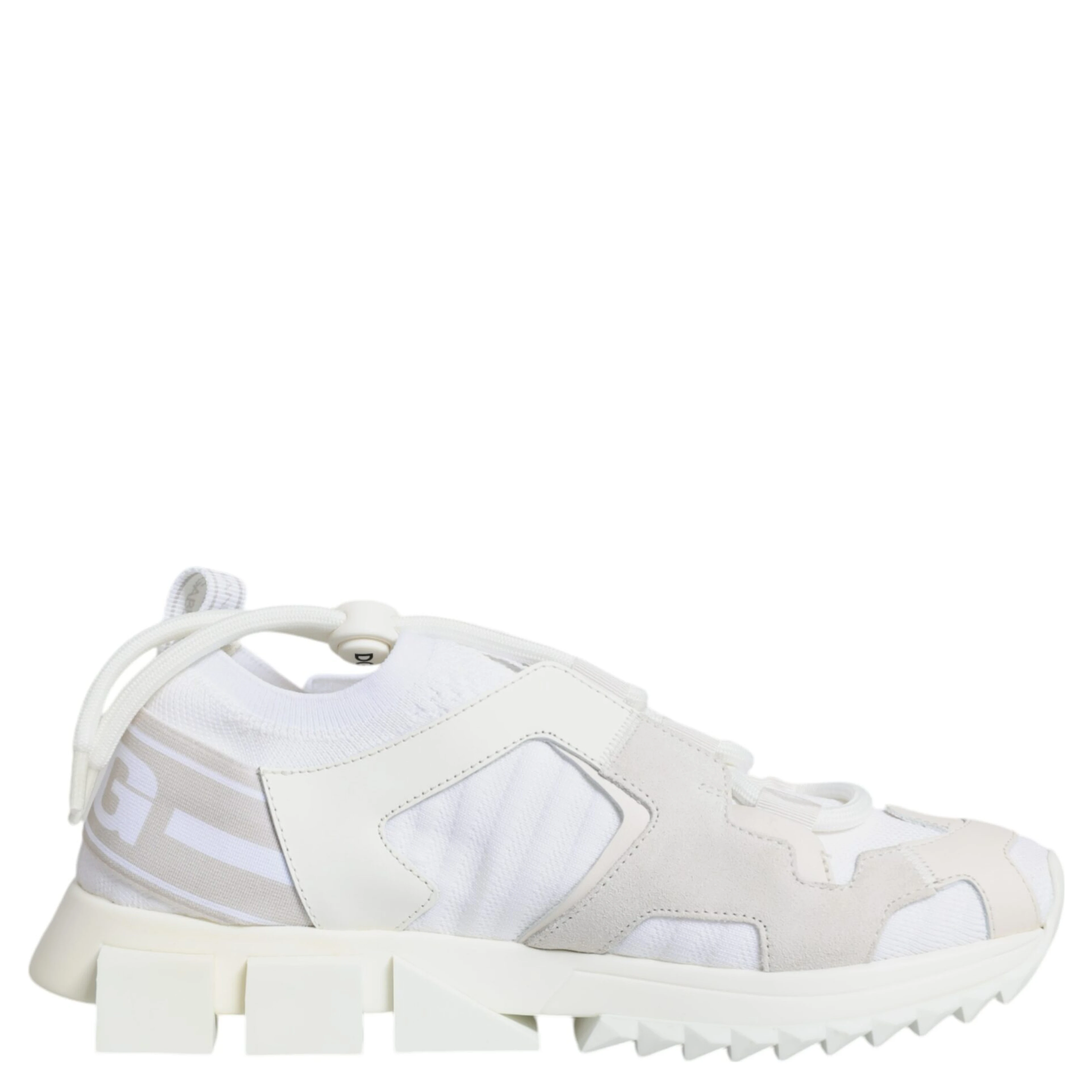 White Mesh Sorrento Trekking Sneakers Shoes