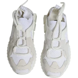 White Mesh Sorrento Trekking Sneakers Shoes