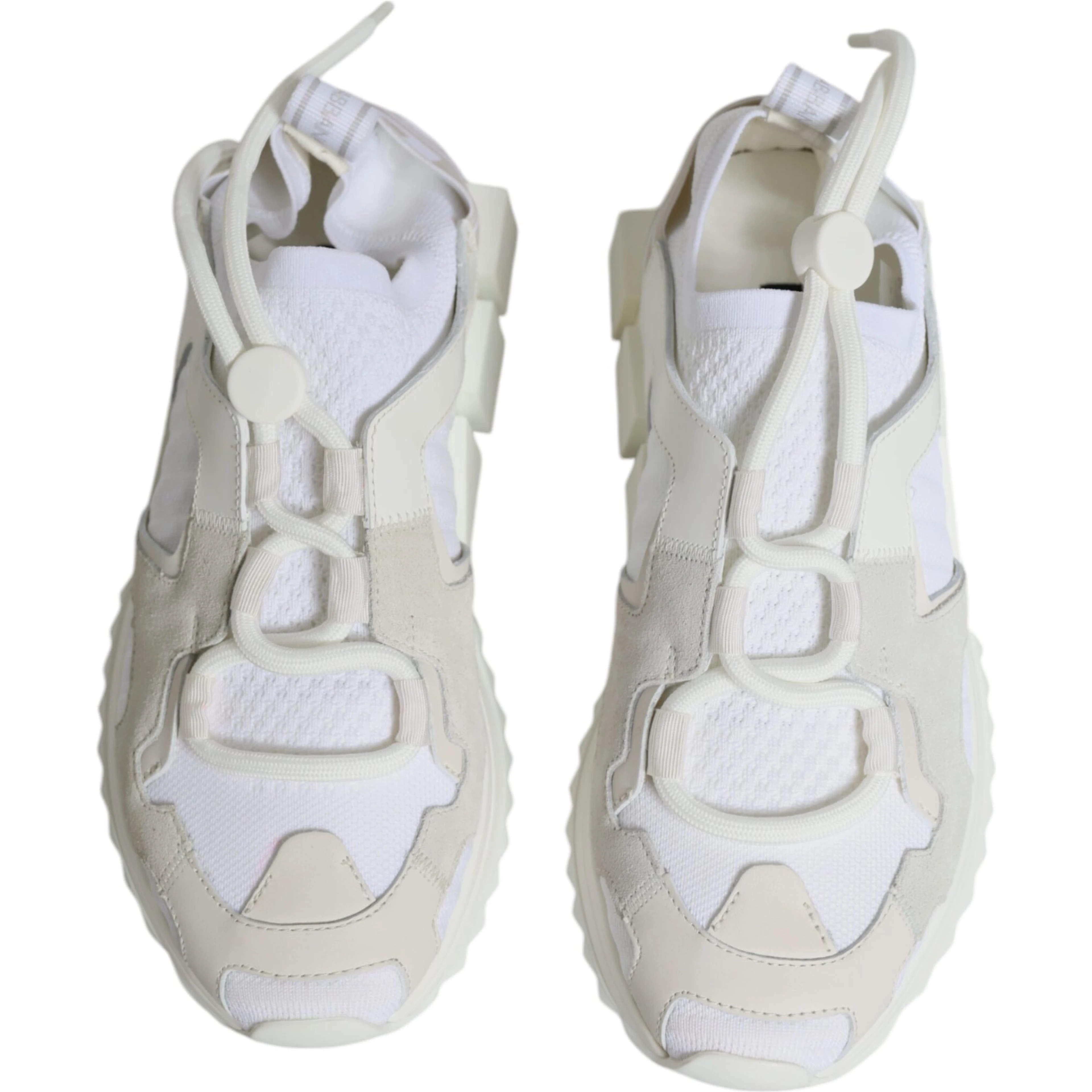 White Mesh Sorrento Trekking Sneakers Shoes