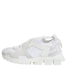 White Mesh Sorrento Trekking Sneakers Shoes