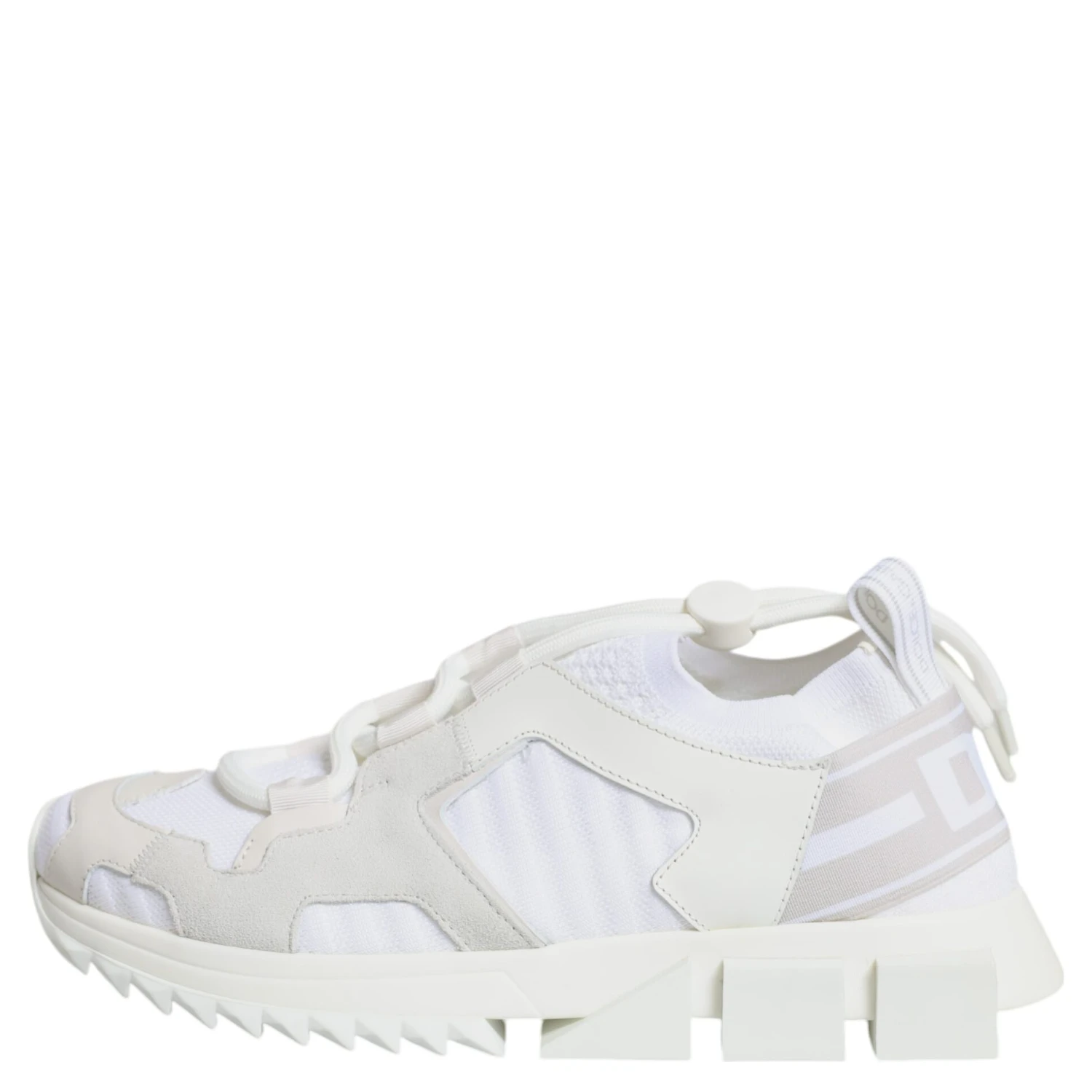 White Mesh Sorrento Trekking Sneakers Shoes