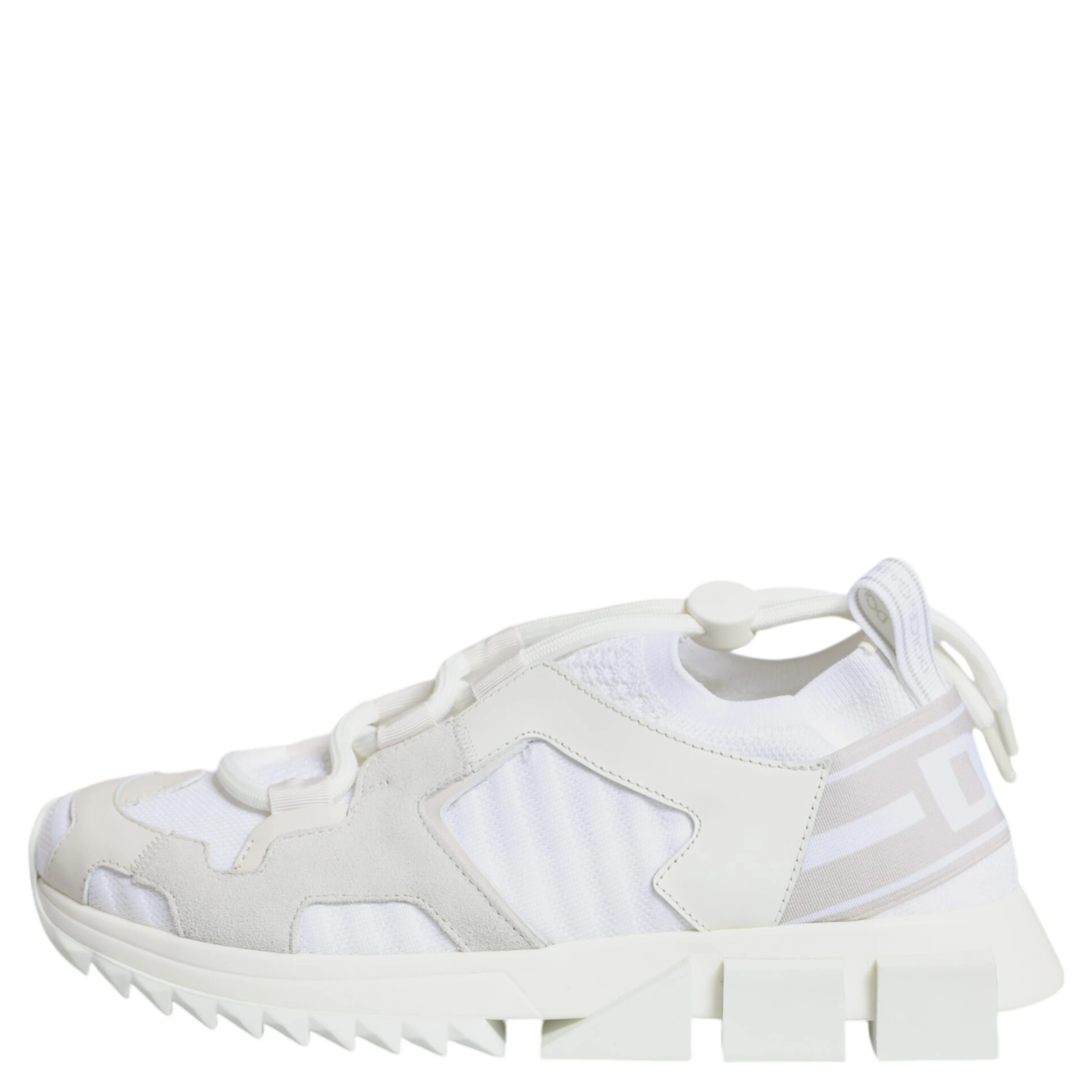 White Mesh Sorrento Trekking Sneakers Shoes