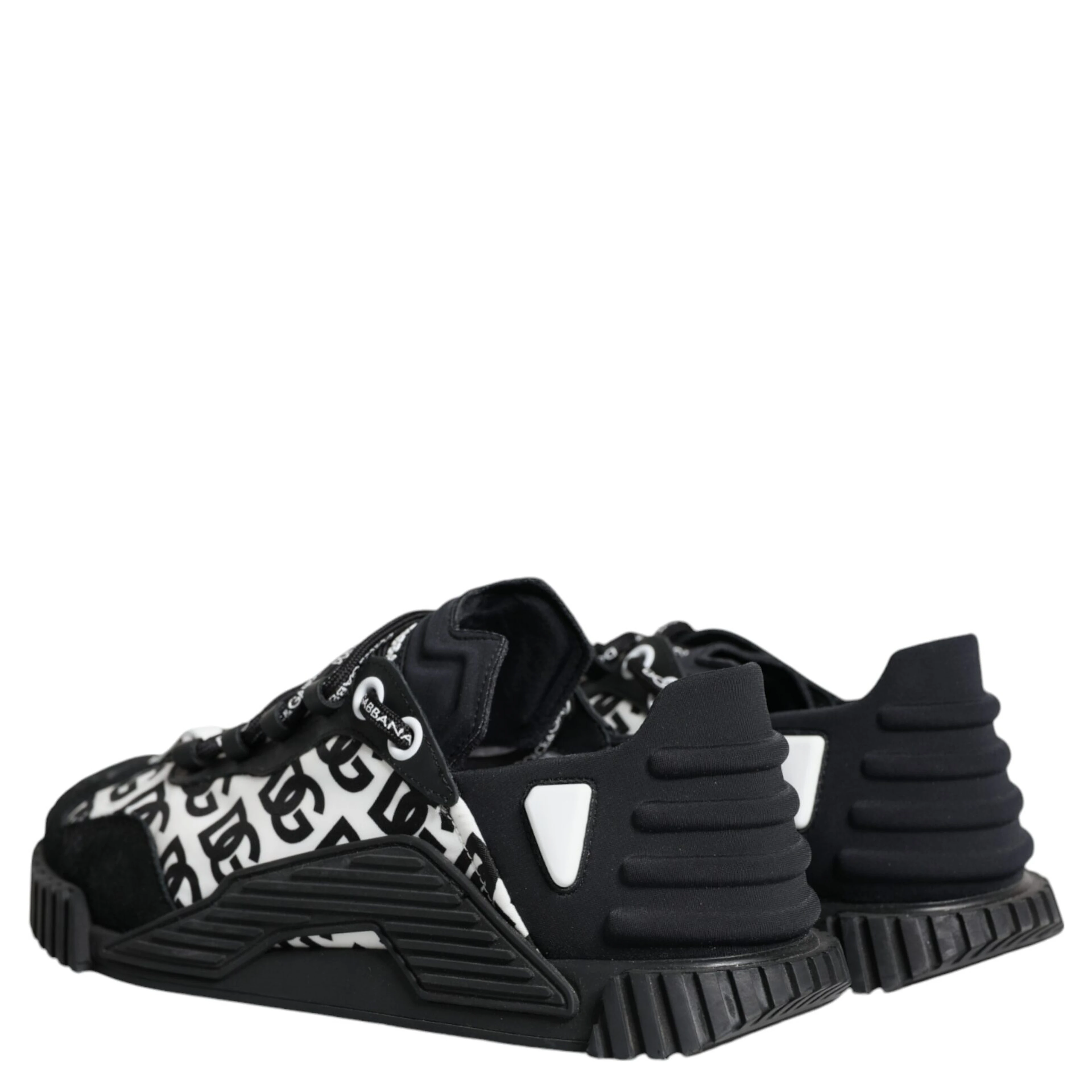 Black Logo Lace Up Low Top NS1 Sneakers Shoes