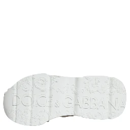 White Knitted Daymaster Sneakers Shoes