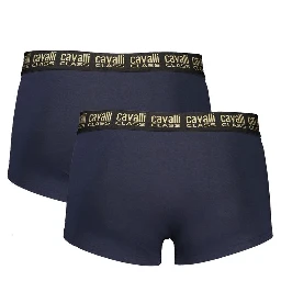 Blue Cotton Underwear
