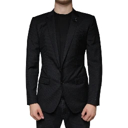 Black MARTINI Bee Single Breasted Blazer