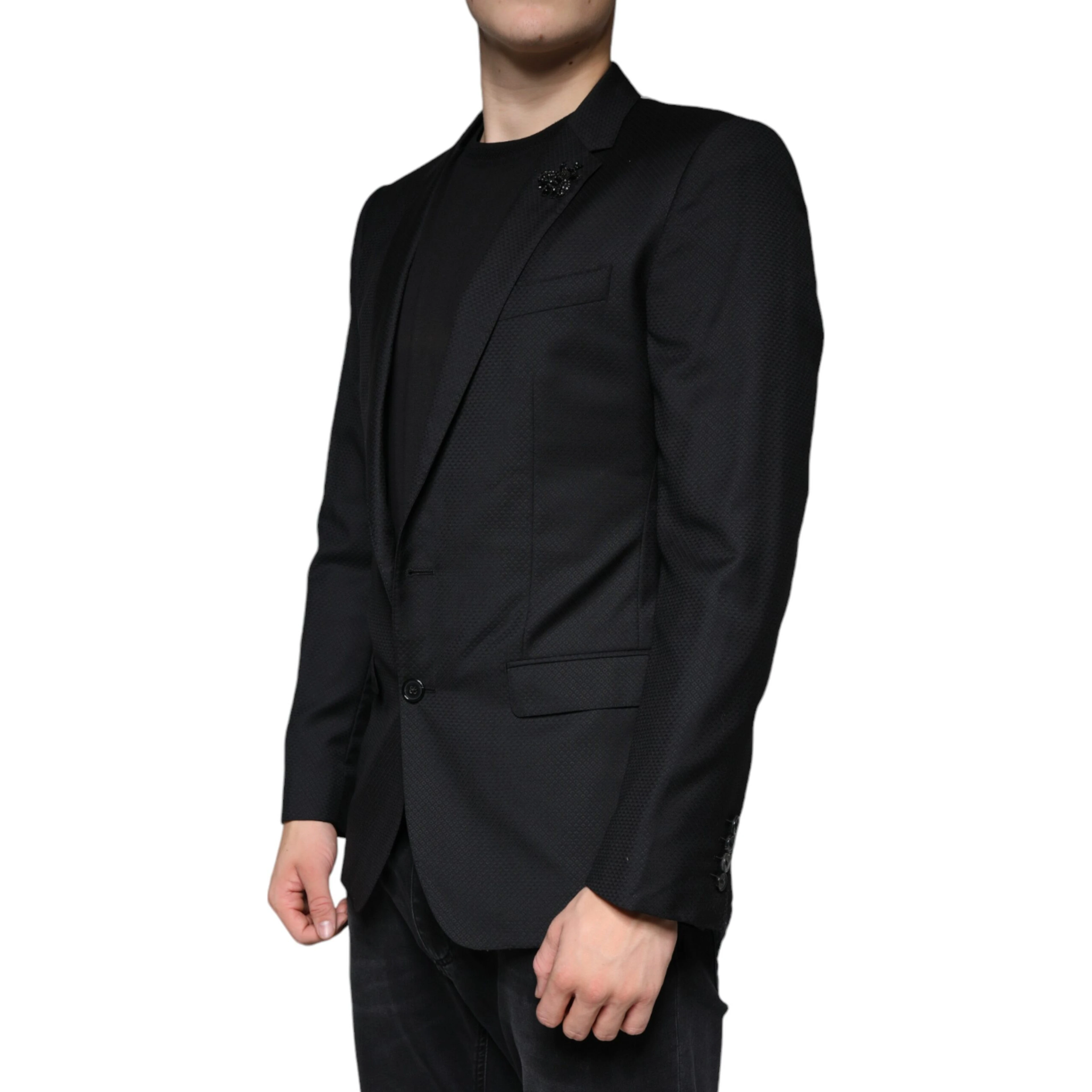 Black MARTINI Bee Single Breasted Blazer