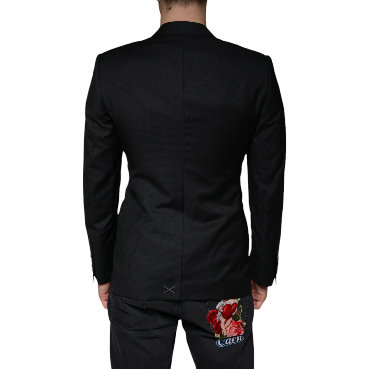 Black MARTINI Bee Single Breasted Blazer