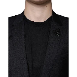 Black MARTINI Bee Single Breasted Blazer