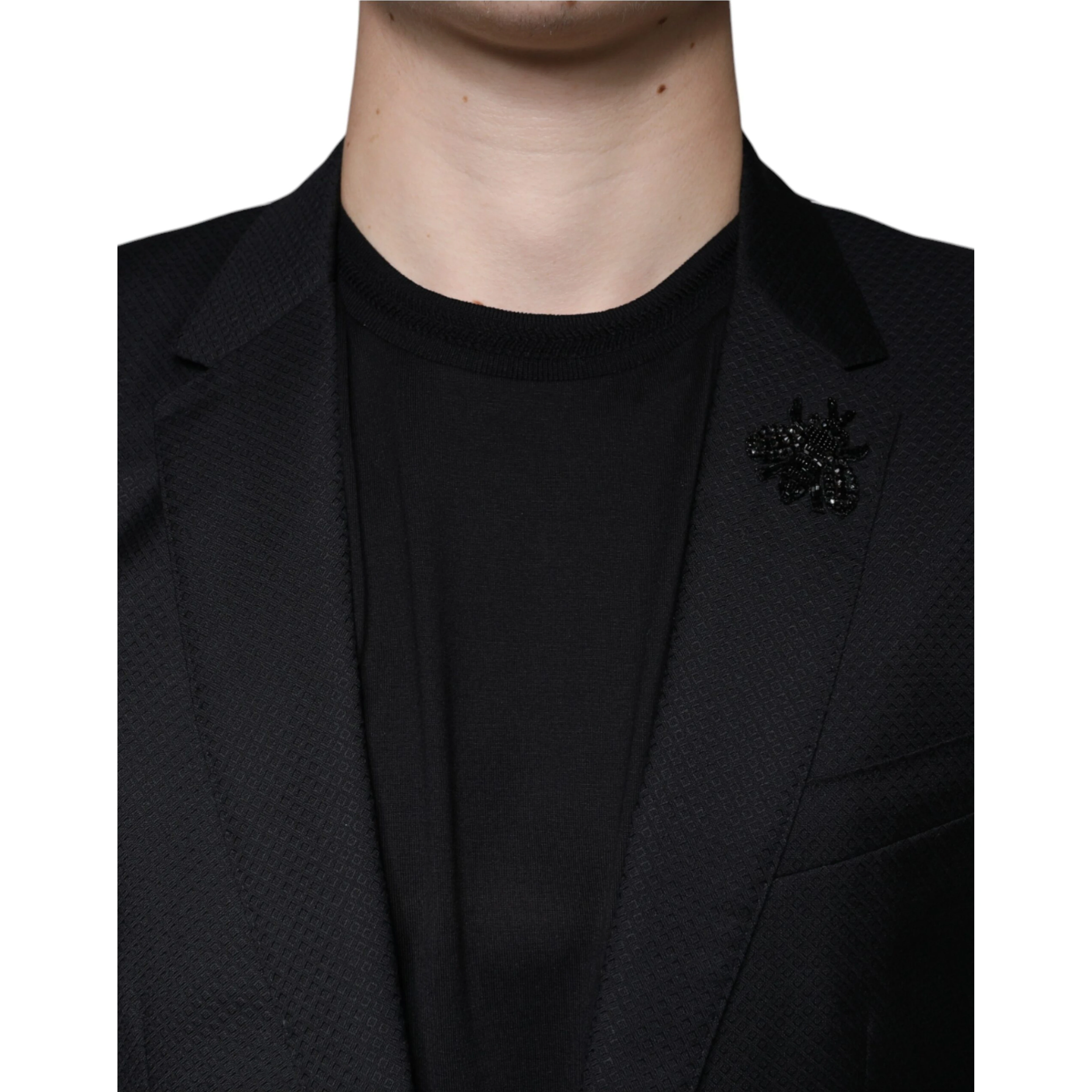 Black MARTINI Bee Single Breasted Blazer