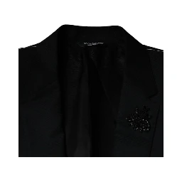 Black MARTINI Bee Single Breasted Blazer