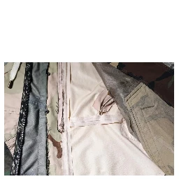 Multicolor Camouflage Full Zip Hooded Jacket