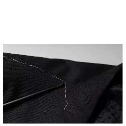 Black Wool Single Breasted Men Coat Blazer