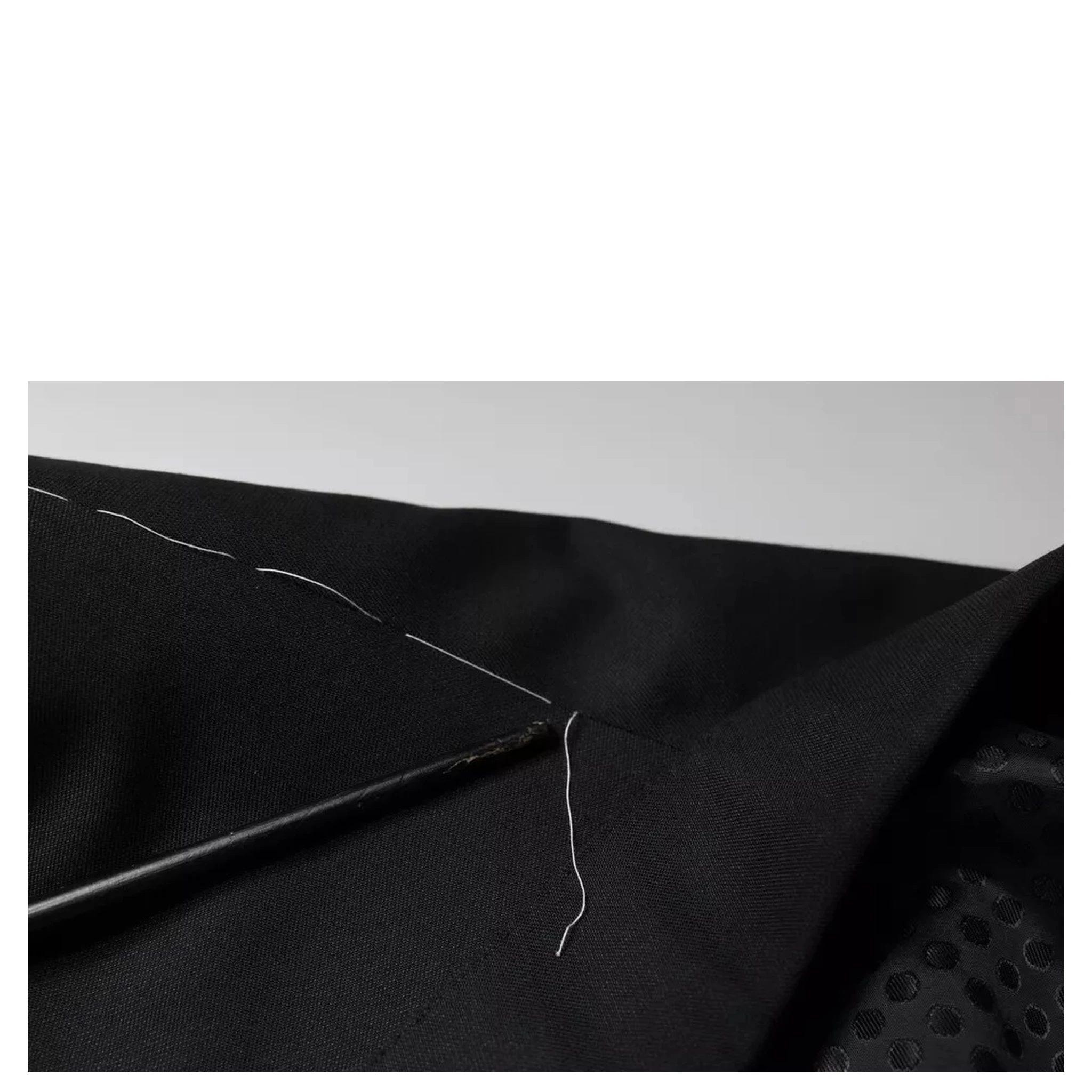 Black Wool Single Breasted Men Coat Blazer
