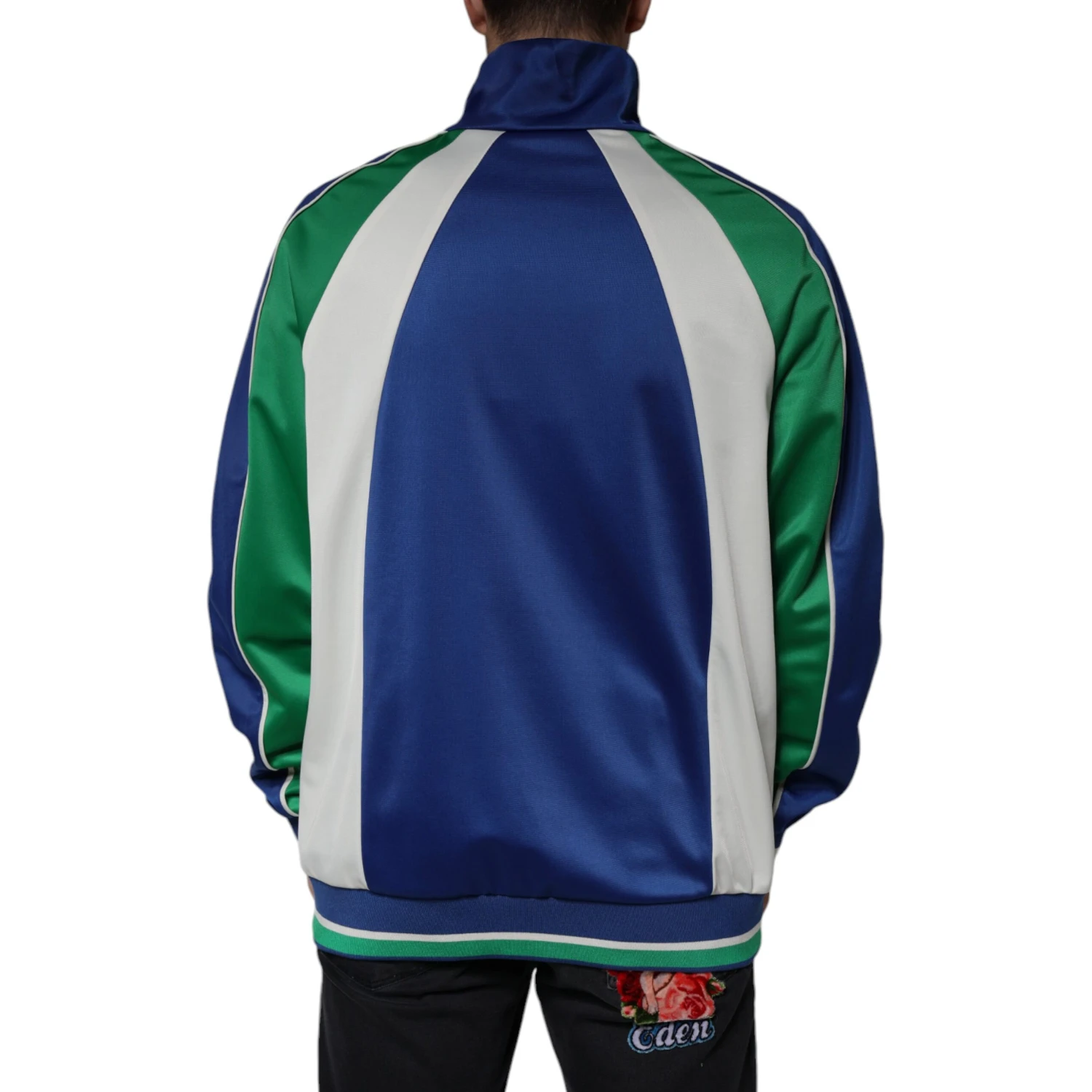 Multicolor Polyester Full Zip Bomber Jacket