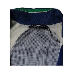 Multicolor Polyester Full Zip Bomber Jacket