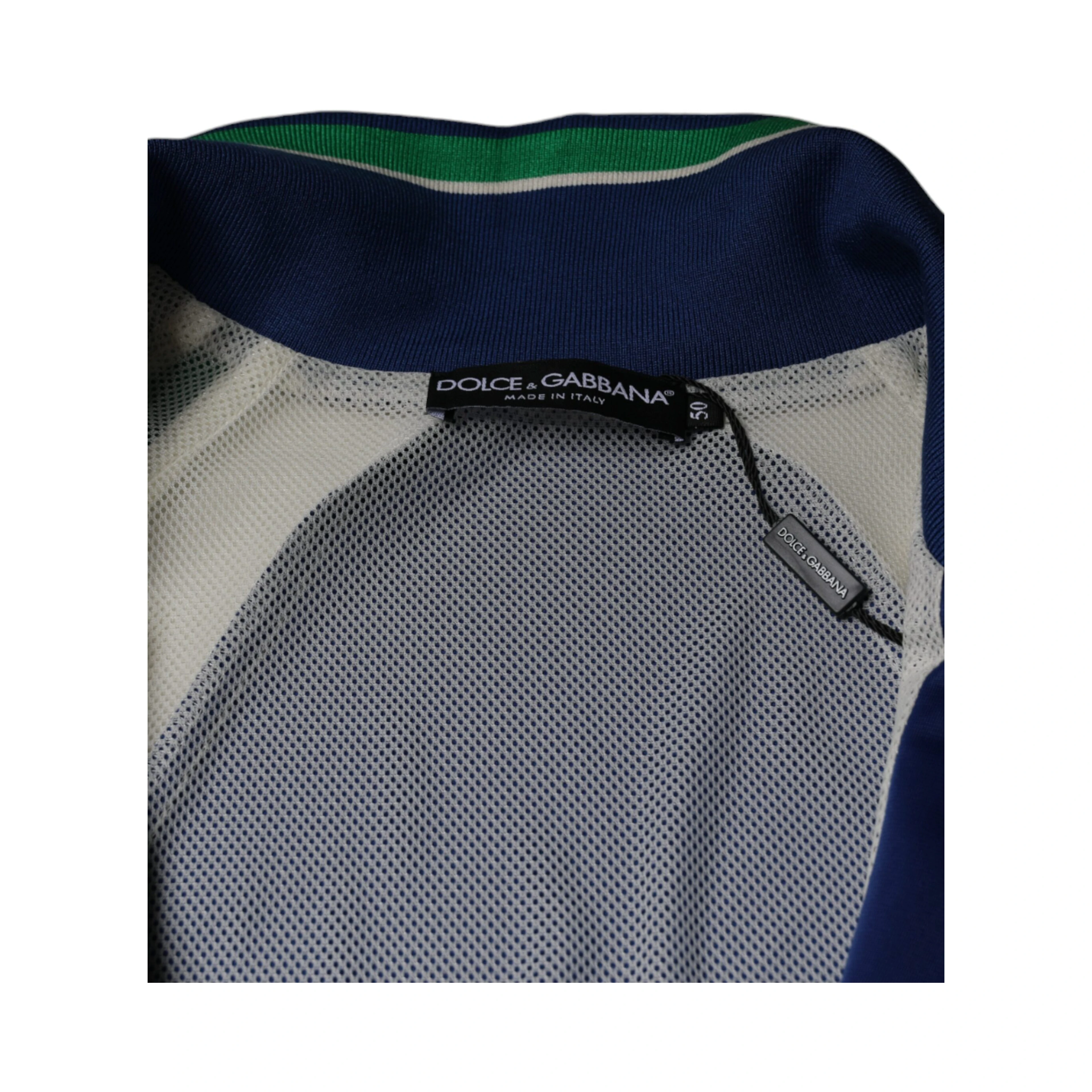 Multicolor Polyester Full Zip Bomber Jacket