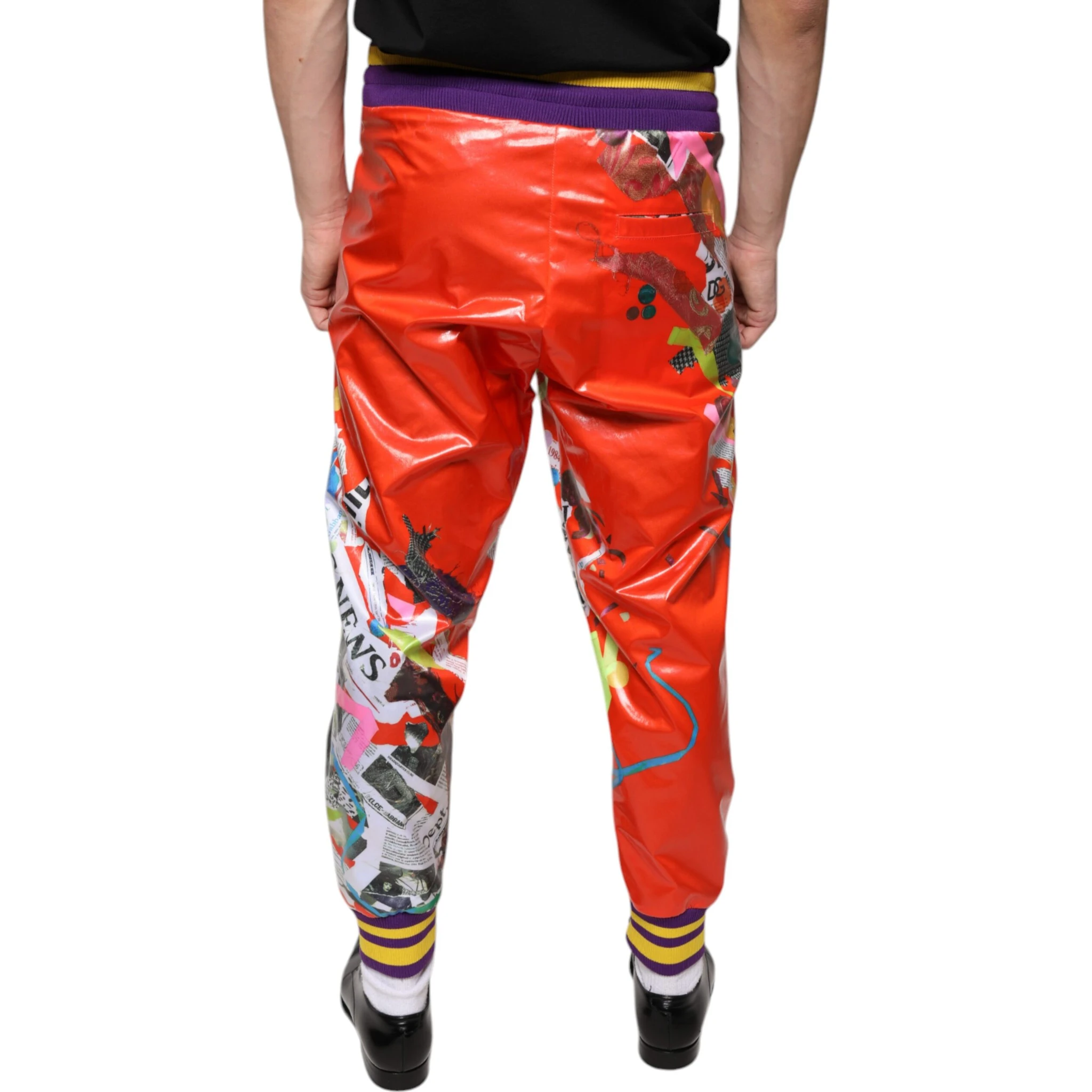 Multicolor Printed Jogger Sweatpants Pants