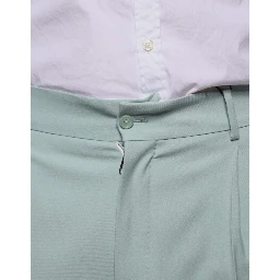 Mint Green Cotton Dress Pants