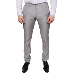 Light Gray Wool Dress Pants