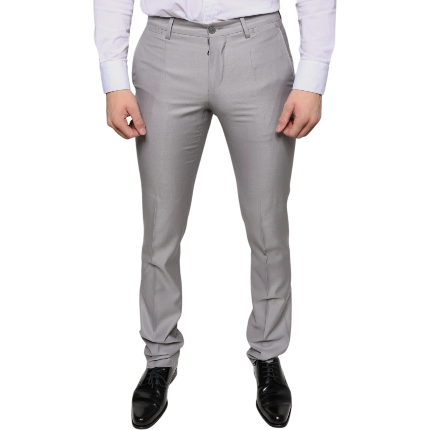 Light Gray Wool Dress Pants