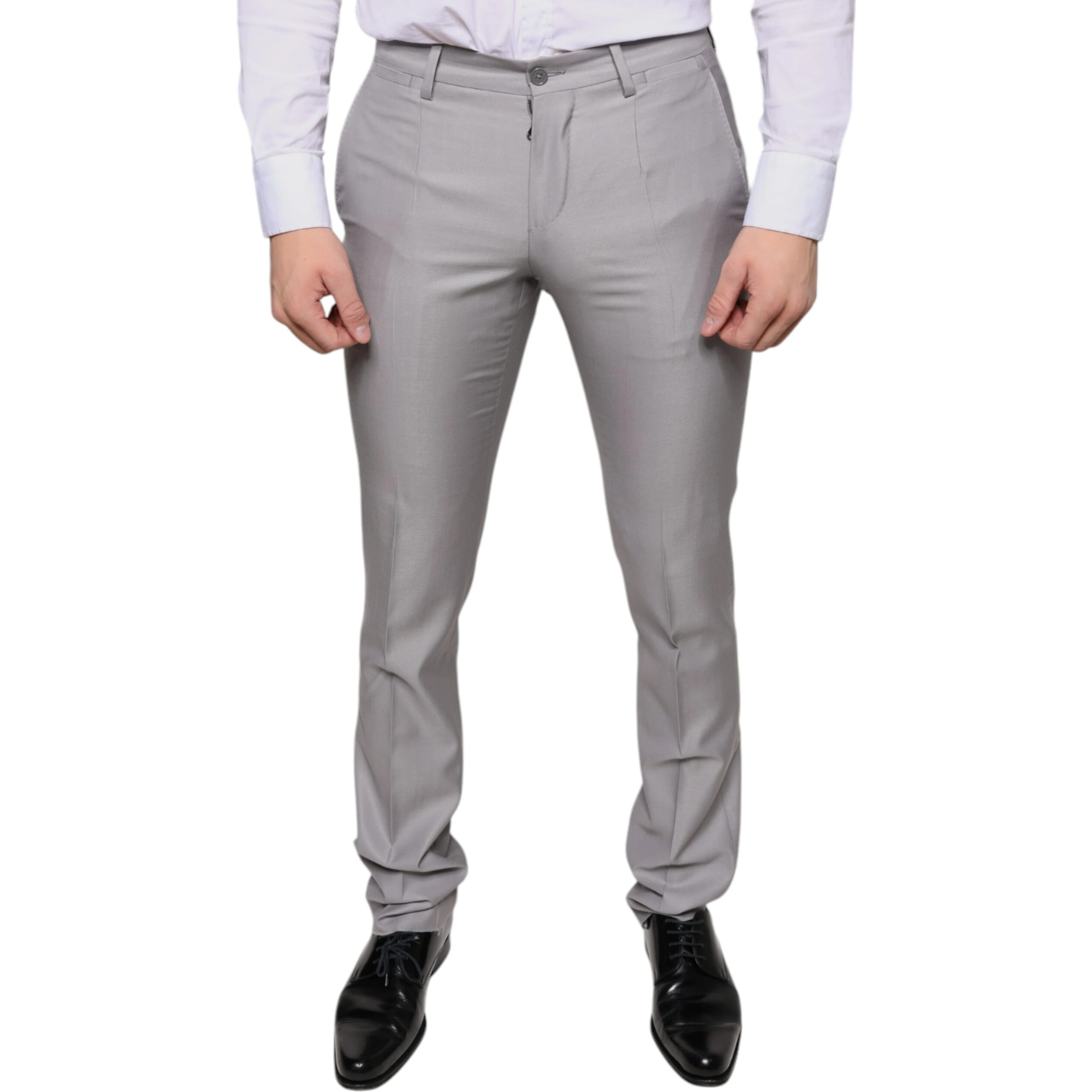 Light Gray Wool Dress Pants