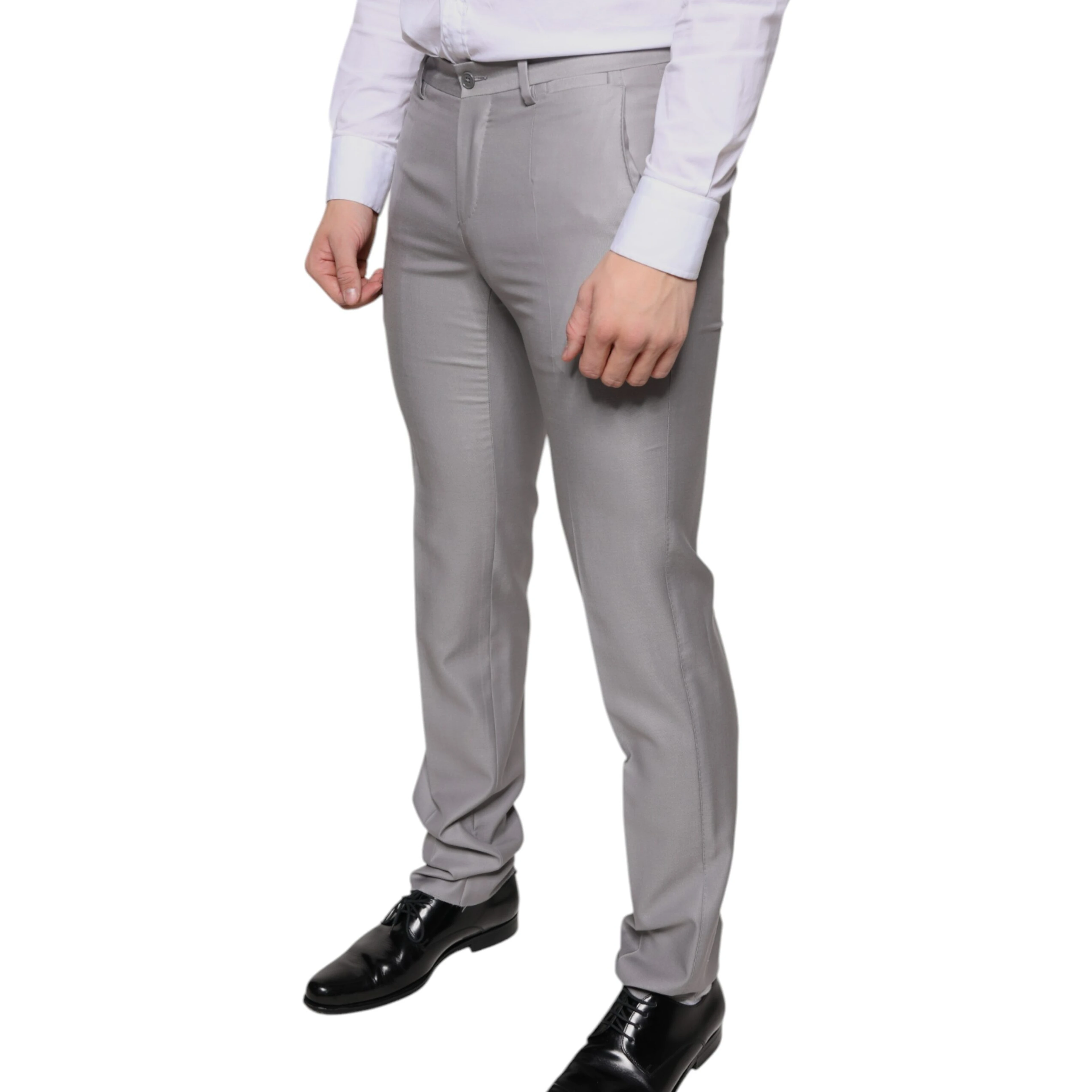 Light Gray Wool Dress Pants
