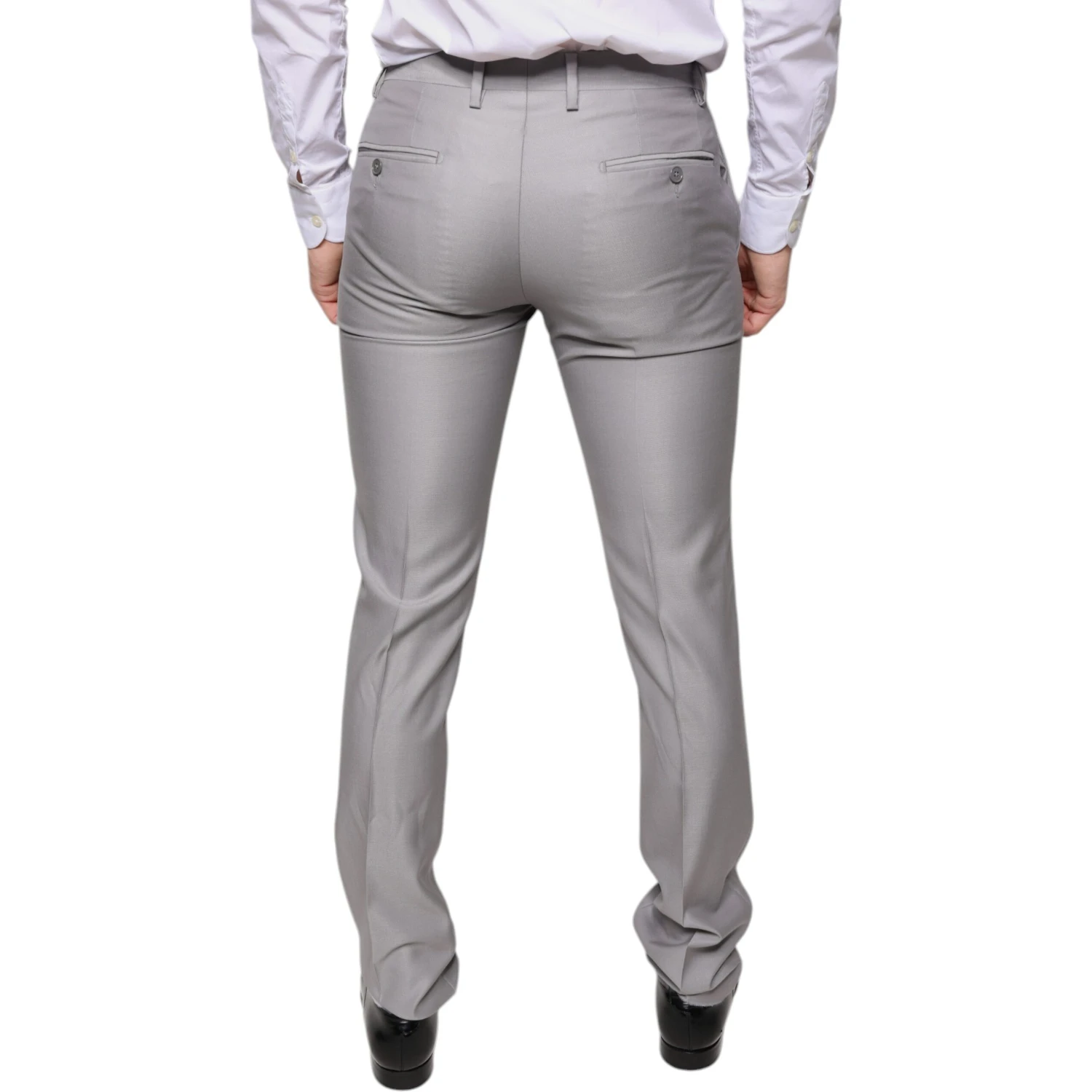 Light Gray Wool Dress Pants