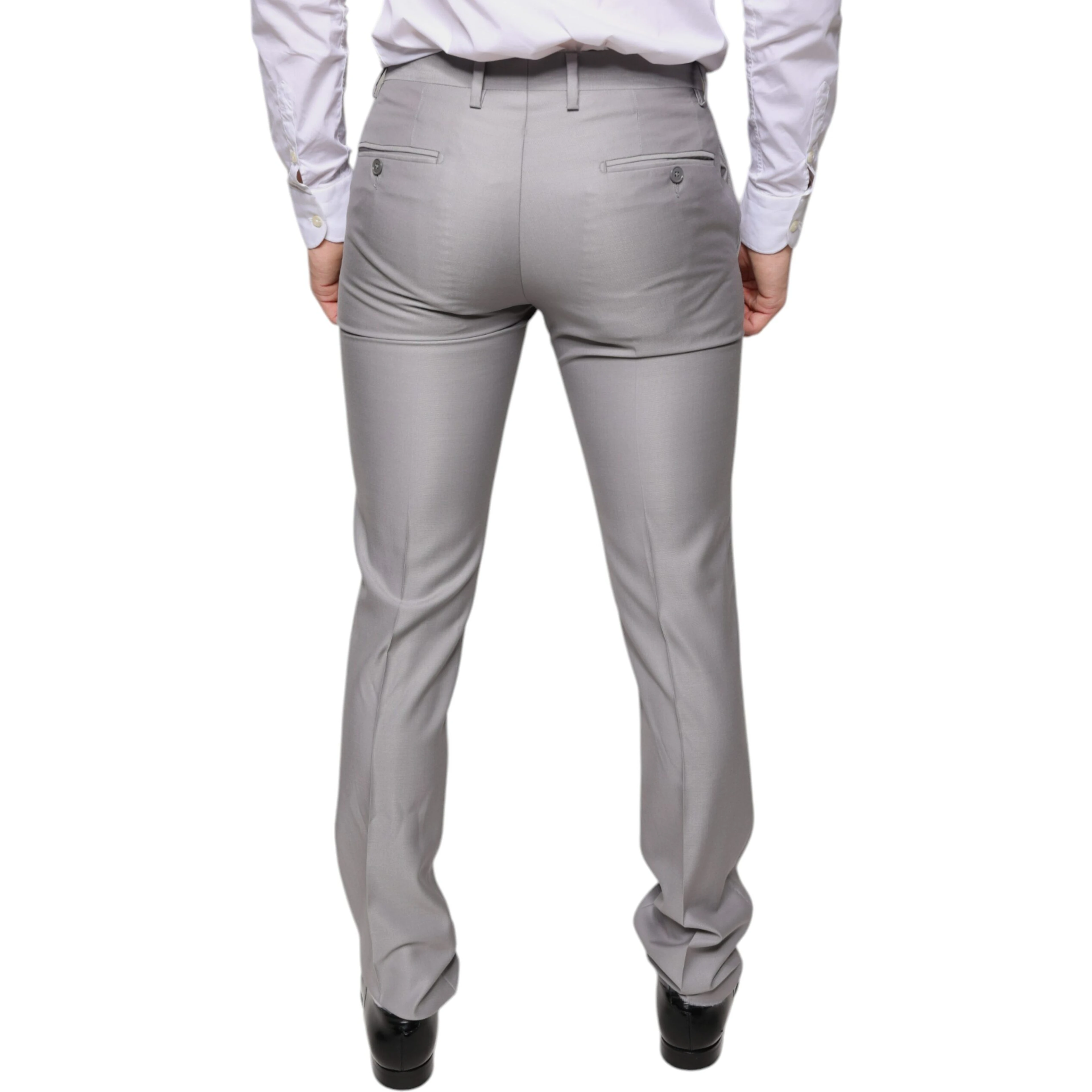 Light Gray Wool Dress Pants