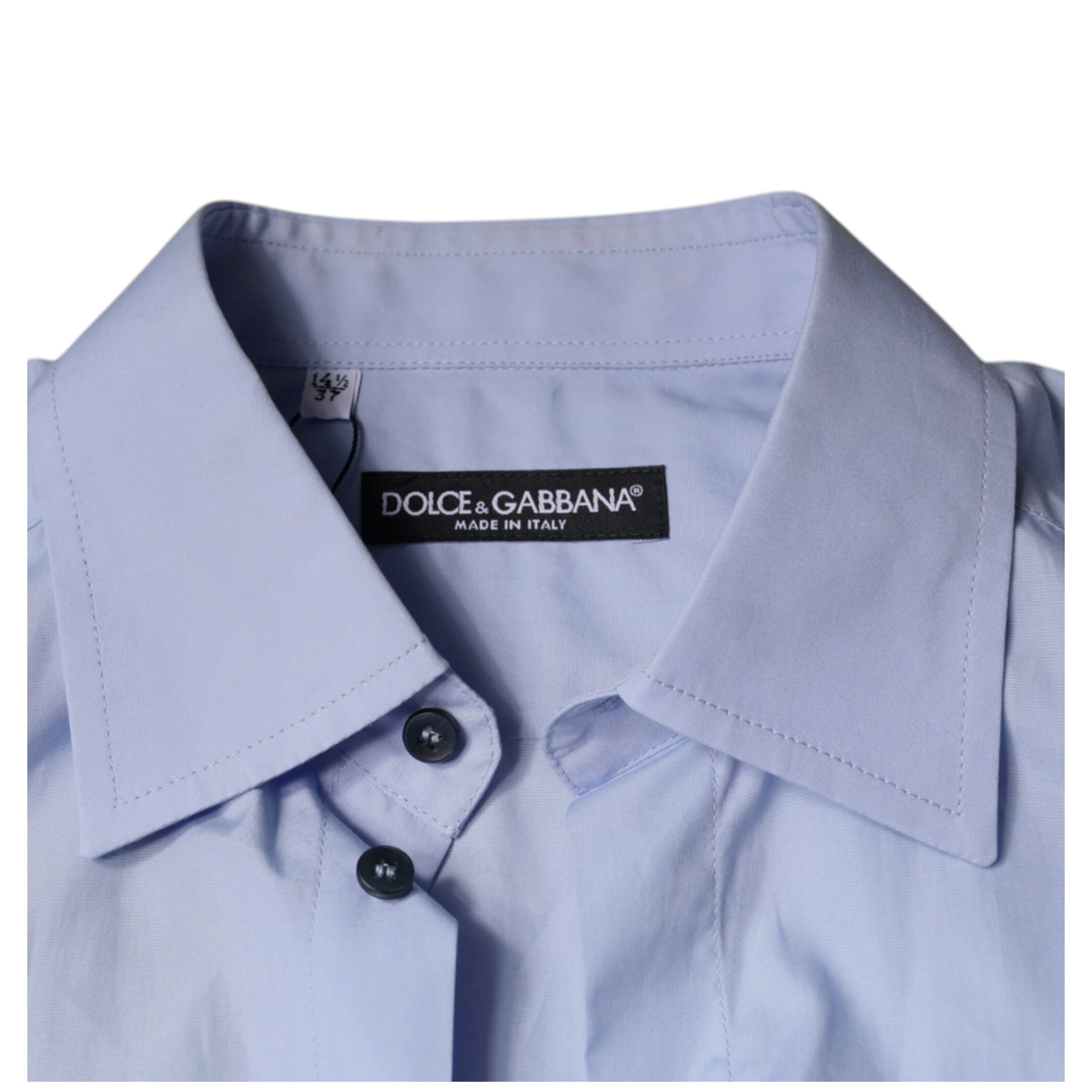 Light Blue Cotton Men Dress Formal Shirt