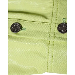 Green Cotton Collared Men Button Down Shirt