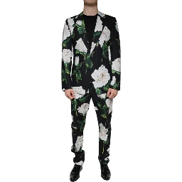 Black Rose Cotton Men Formal 2 Piece Suit