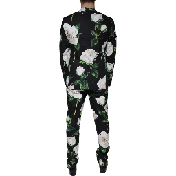Black Rose Cotton Men Formal 2 Piece Suit