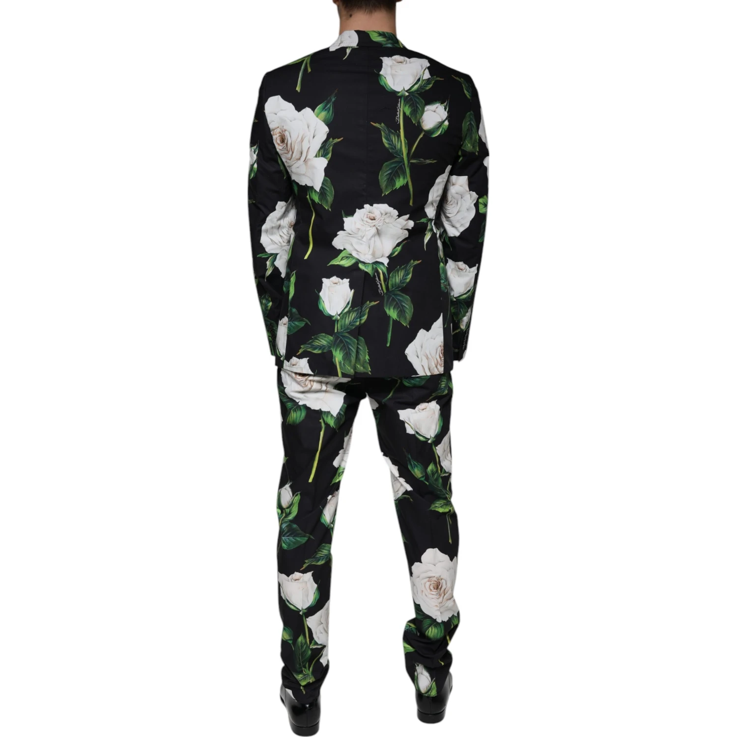 Black Rose Cotton Men Formal 2 Piece Suit