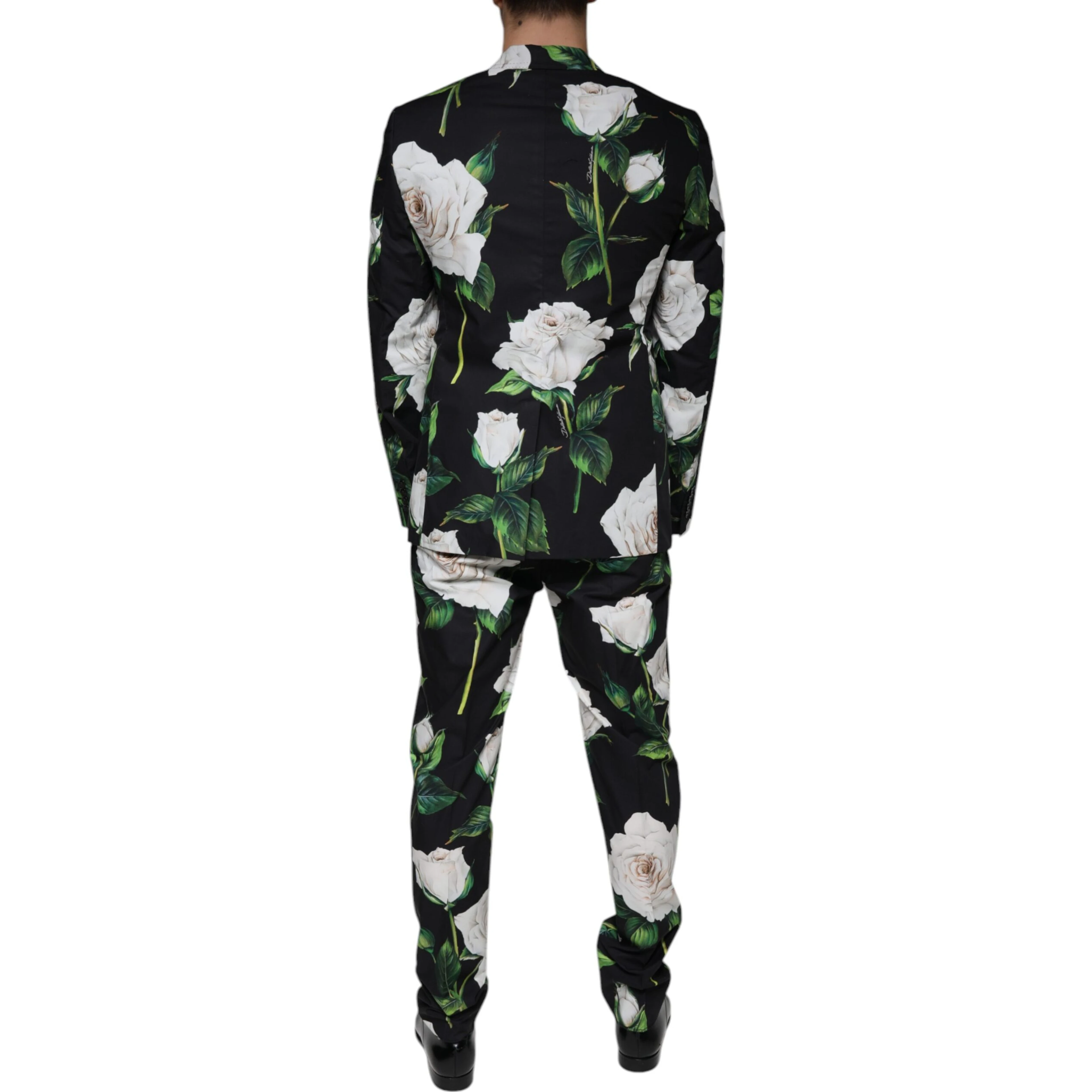 Black Rose Cotton Men Formal 2 Piece Suit