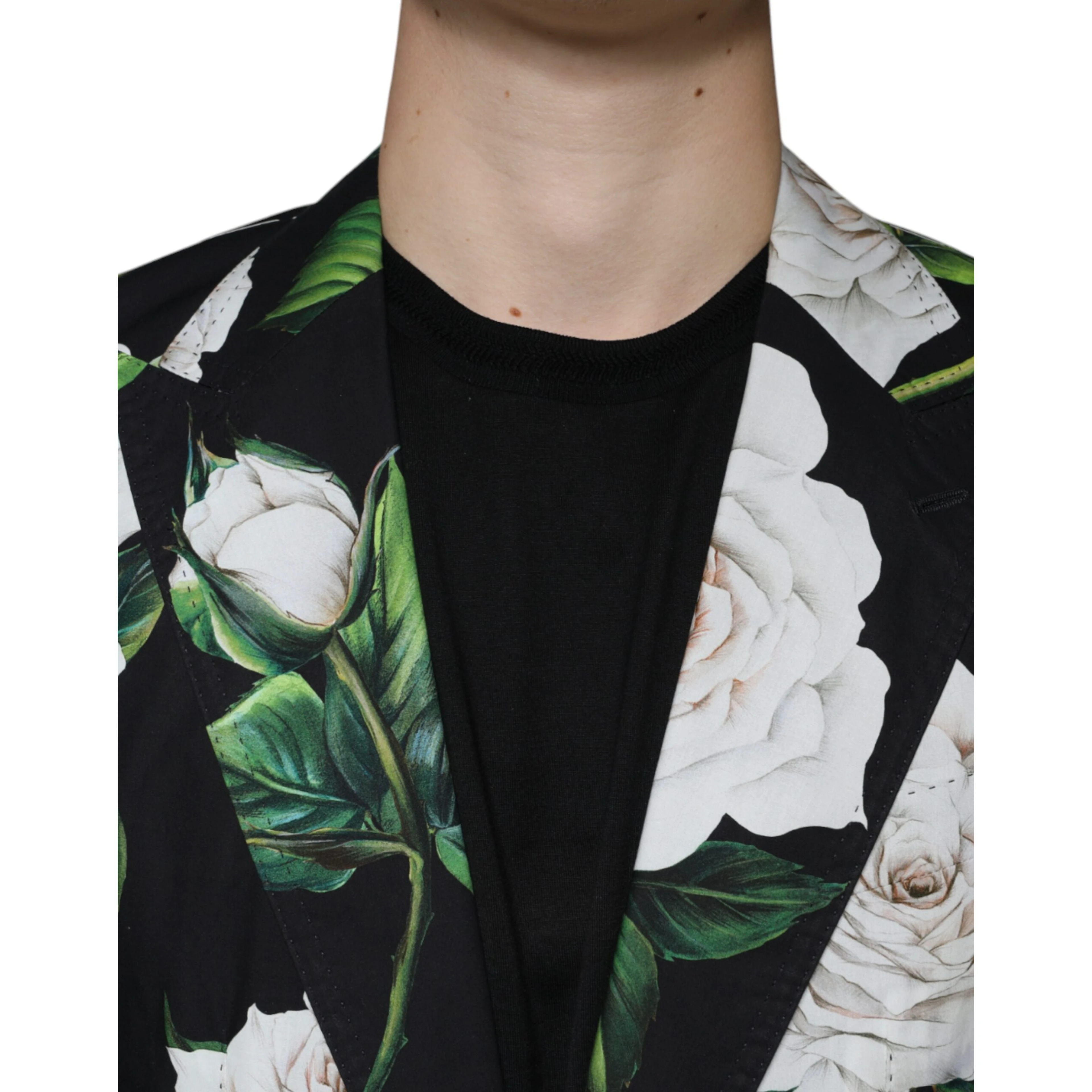 Black Rose Cotton Men Formal 2 Piece Suit