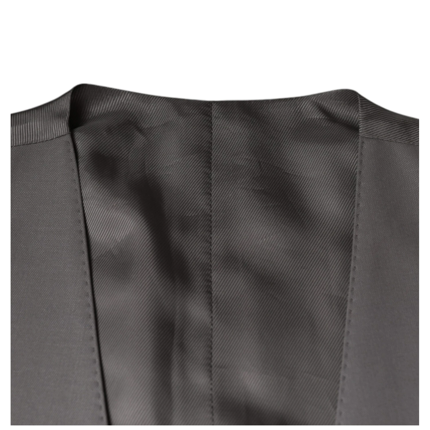 Light Gray Wool Formal Dress Waistcoat Vest