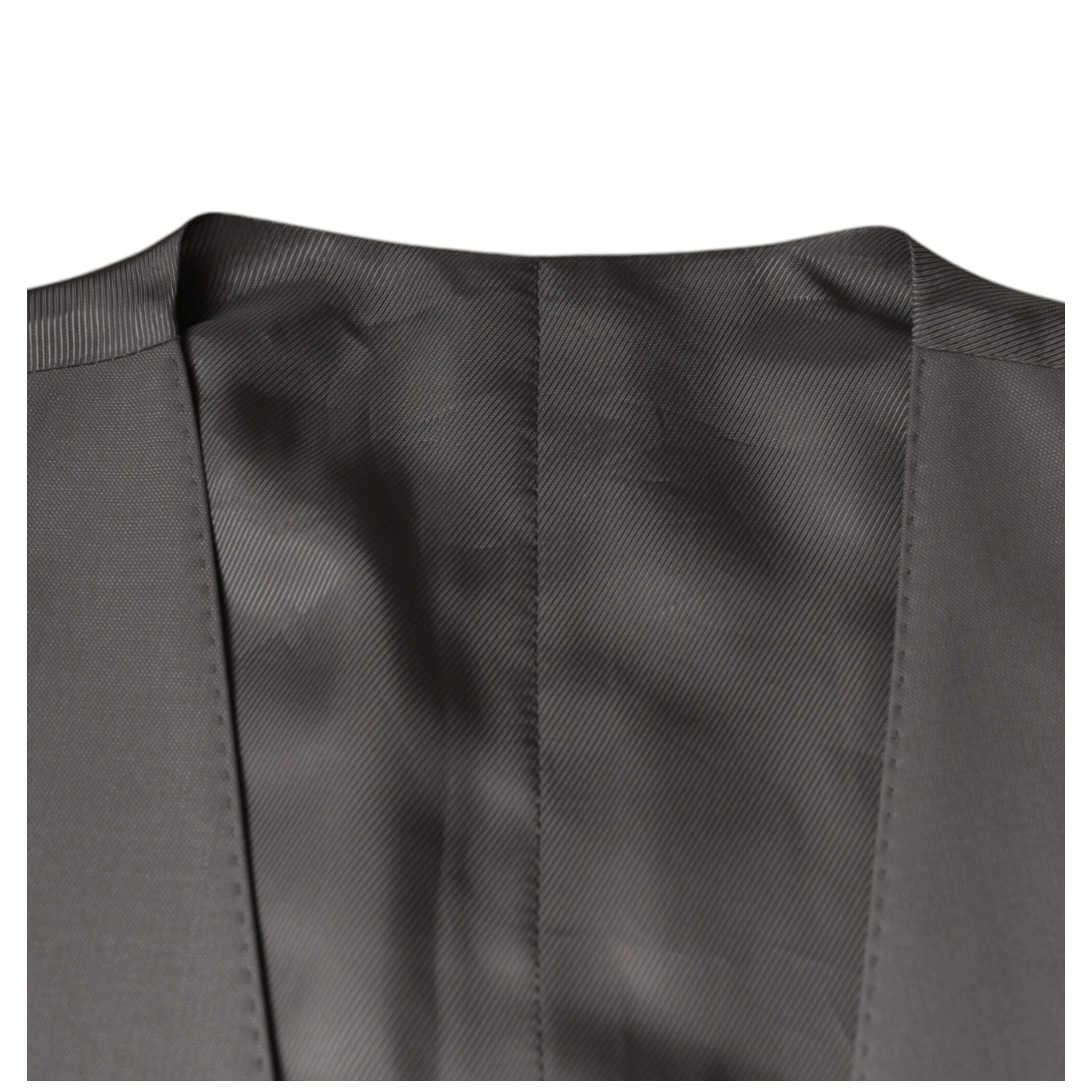 Light Gray Wool Formal Dress Waistcoat Vest