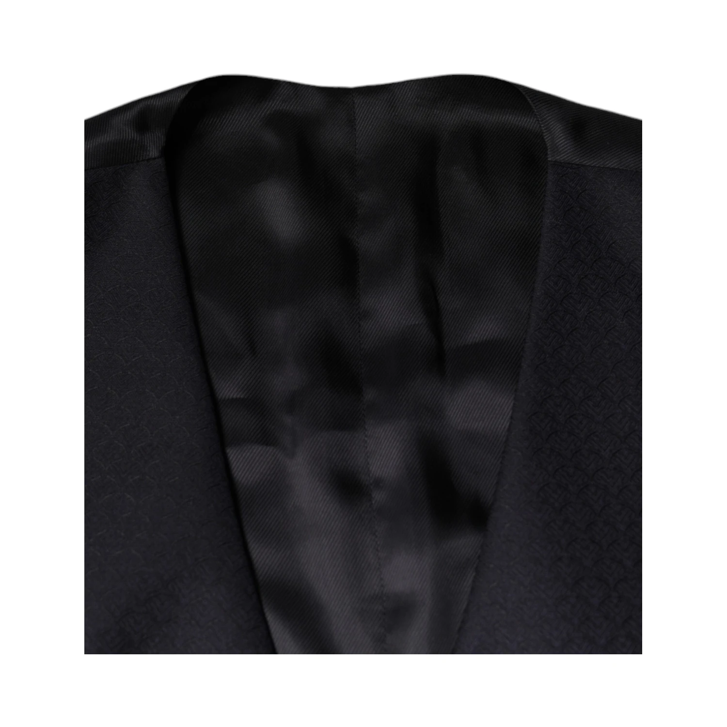 Black Wool Waistcoat Dress Formal Vest