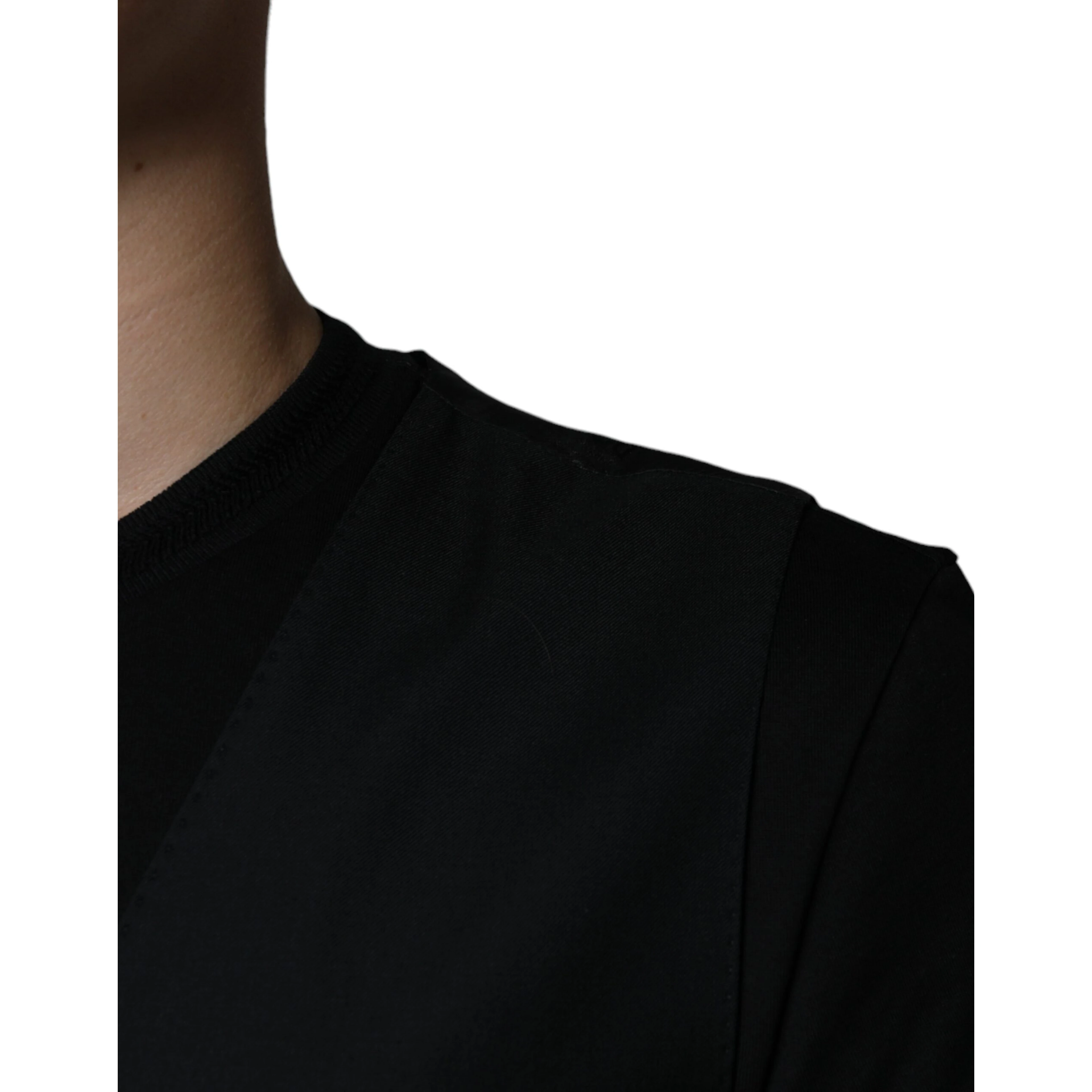 Black Wool Waistcoat Dress Formal Vest
