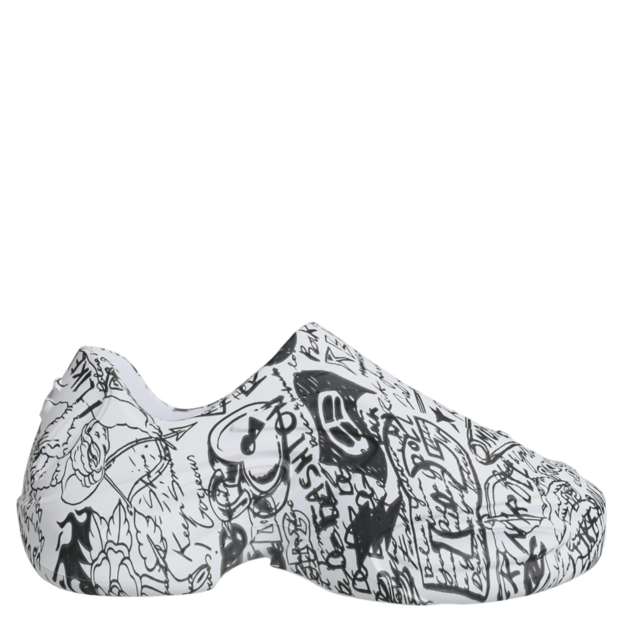 White Black Graffiti Daymaster Sneakers Shoes