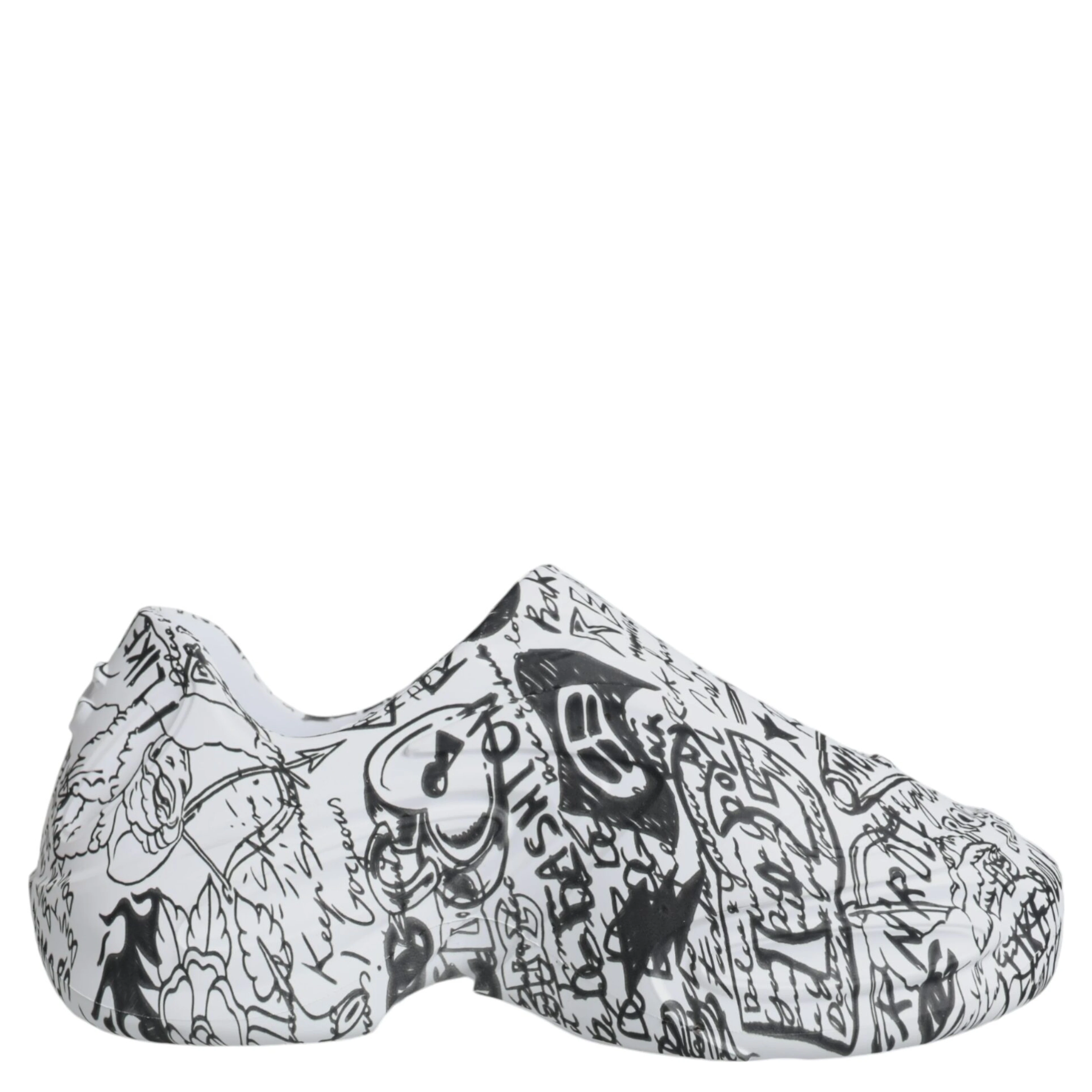 White Black Graffiti Daymaster Sneakers Shoes