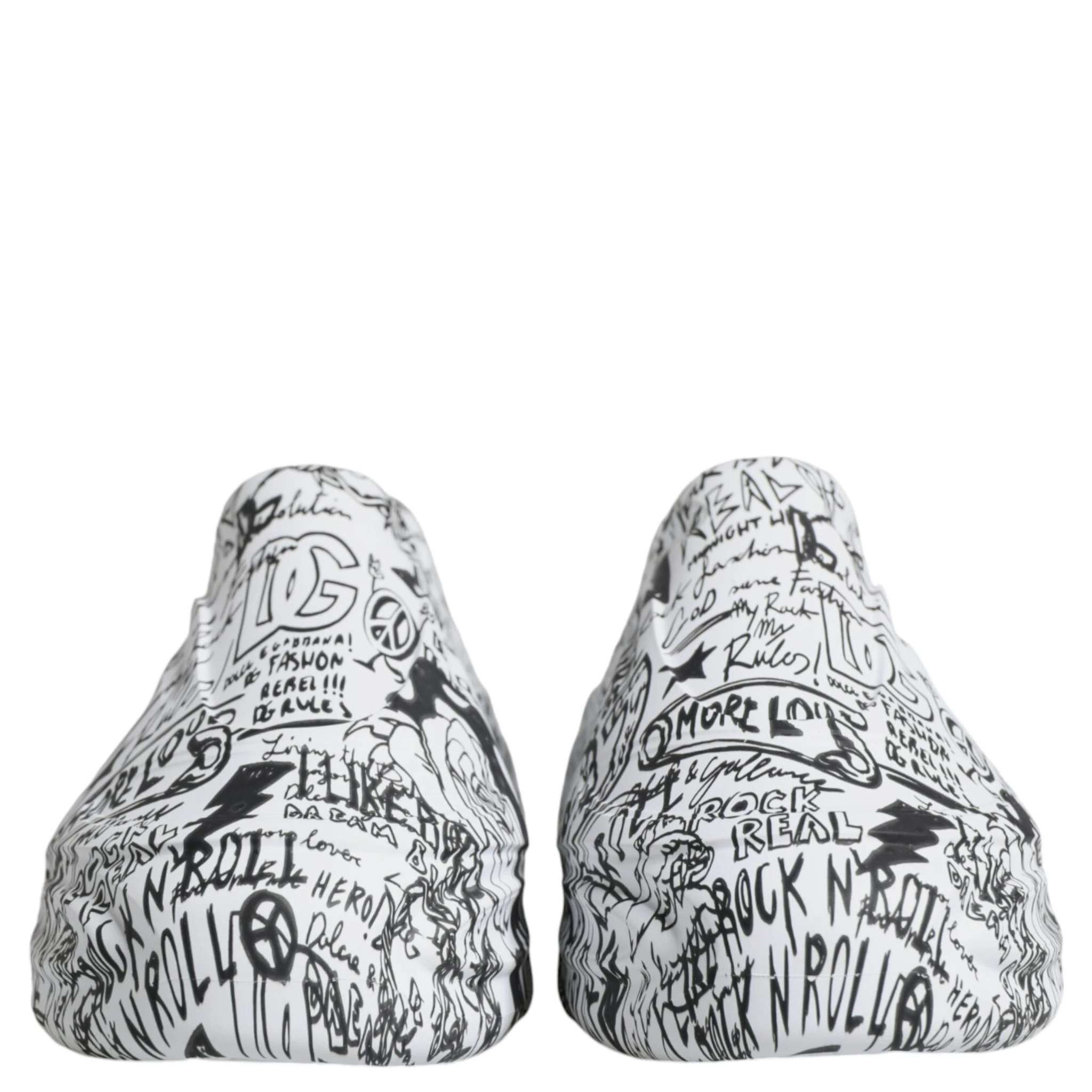 White Black Graffiti Daymaster Sneakers Shoes